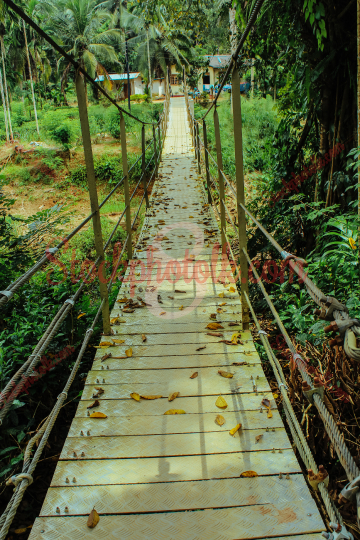 Hanging Bridge in Ayagama, Ratnapura